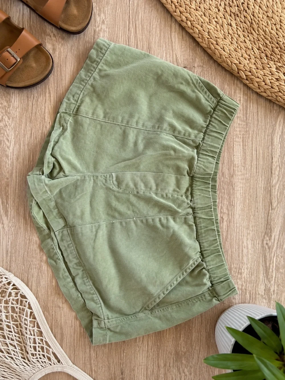 Billabong Adventure Division Olive Green Utility Shorts‎ Large